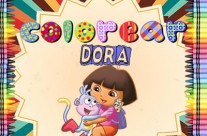 Colorear Dora la Exploradora