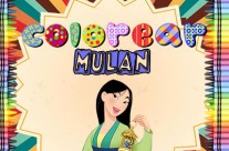 Colorear Mulán Disney