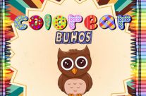 Colorear Buhos